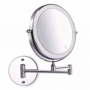 Amelar 8 Inch Wall Mounted Make-Up LED Mirror