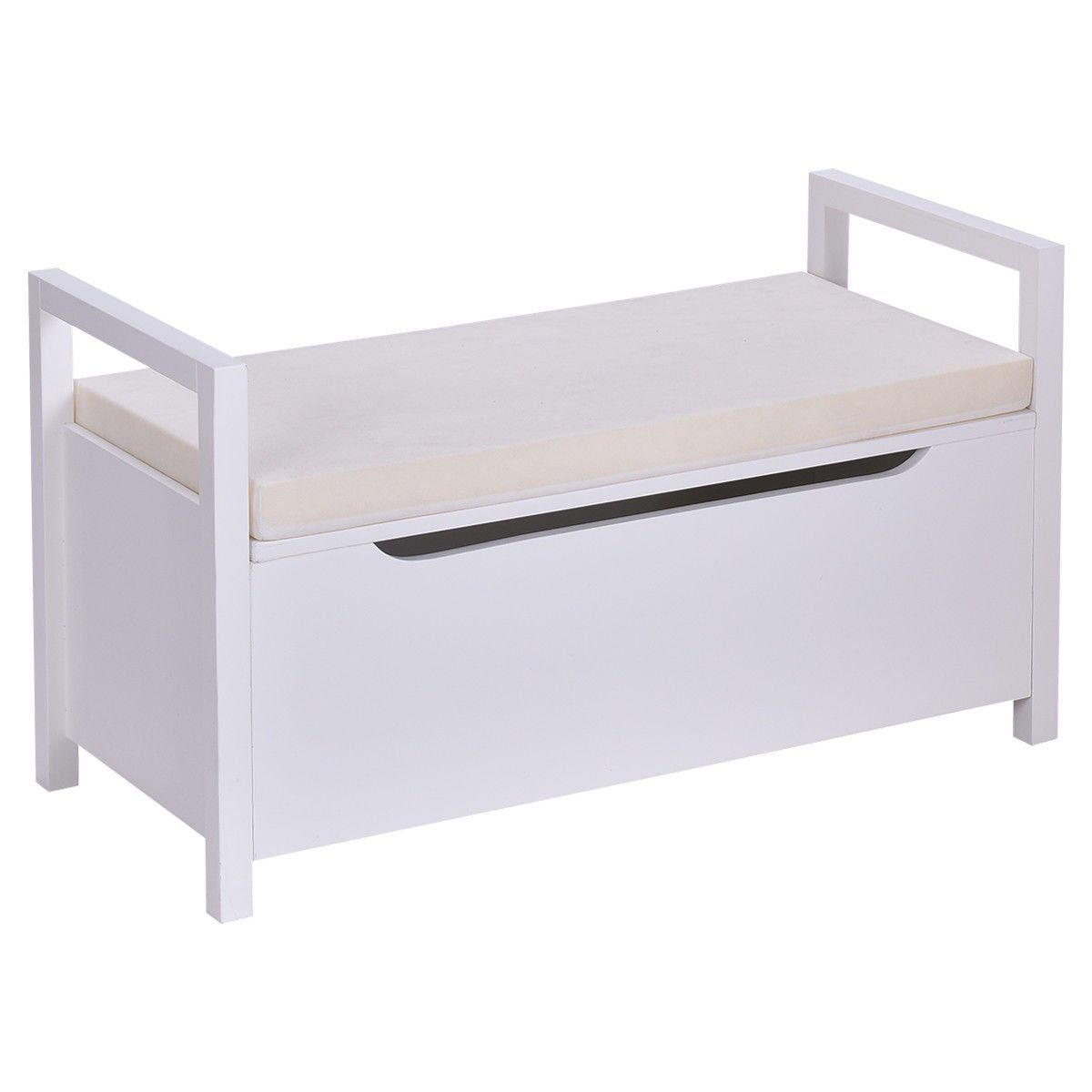 3 Storage Benches With Cushion Storage and Seating In One!