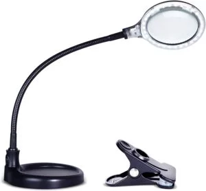 Brightech LightView Pro Flex Magnifying Glass LED Lamp