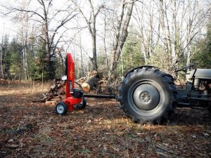 heavy duty skid steer log splitter