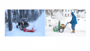 difference between snow blower and snow thrower