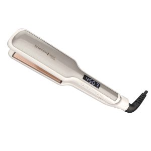 Remington Shine Therapy S9531 champagne hair straightener with wide 2-inch ceramic plates